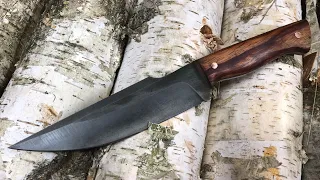 Making Black Knife from leaf spring