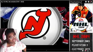 Evolution of EA NHL 1991 2022 -Video Games Evolution Reaction*