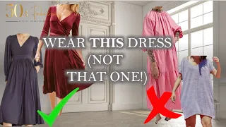 The Perfect Dress For Ladies Over 50│Know The Right Dress For Your Body Shape
