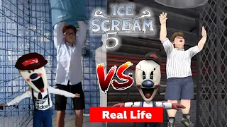 ICE SCREAM 5 FRIENDS OFFICIAL TRAILER +FIRST GAMEPLAY МОРОЖЕНЩИК 5 ТРЕЙЛЕР в РЕАЛЬНОЙ ЖИЗНИ!