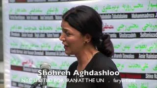 Shohreh Aghdashloo at the UN