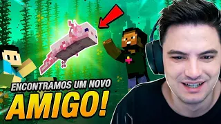 ENCONTRAMOS O INCRÍVEL AXOLOTL NO MINECRAFT #2-16