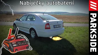 Nabíječky  autobaterií z Lídlu Parkside ULG 17 A1, ULGD 10 A1, ULGD 5.0 C1 - TEST & RECENZE