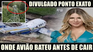 Divulgado PONTO EXATO onde avião com Marília Mendonça bateu, antes de cair; detalhe chama atenção