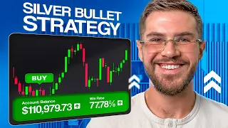 EASIEST ICT Silver Bullet Strategy | No Daily Bias 77% WIN RATE (PASS PROP FIRMS WITH THIS)