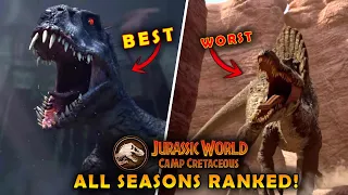 ALL SIX CAMP CRETACEOUS SEASONS RANKED! - Jurassic World Camp Cretaceous