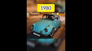 The Evolution of Volkswagen beetle (1940~2022) #shorts #volkswagen #bettle #carlover #youtubeshorts