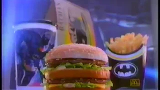 McDonald's Batman Returns 1992 Commercial