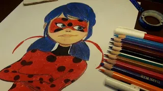 Drawing Miraculous ladybug|Speed drawing |drawholic