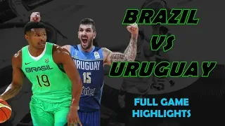 Brazil vs Uruguay Full Game Highlights | Fiba World Cup Preparation