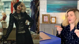 Fashion Designer Reacts to Disneys Cruella Trailer 2021 - BREAKDOWN - Harley / Joker Rip Off?