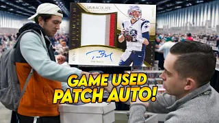 Buying a Tom Brady GAME USED Patch Auto At a Card Show 🤯