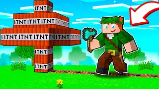 Minecraft, mas você ANDAR VIRA TNT...