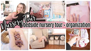 *NEW* BEDSIDE NURSERY ORGANIZATION + TOUR // POSTPARTUM AND BABY UPDATE 2020 // TIFFANI BEASTON SAHM