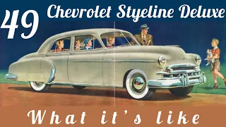 1949 Chevy Stlyeline Deluxe, chevys all new post war design!