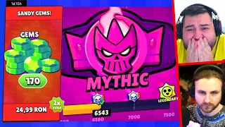 Singurul YOUTUBER care Plange la OPENING in MYTHIC Rank pe Brawl Stars!