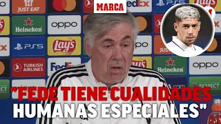 Ancelotti: "Valverde tiene cualidades humanas especiales" I MARCA