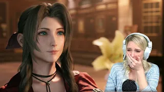 Briana White's (voice actress for Aerith) emotional reaction to her first scene.