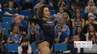 Katelyn Ohashi Floor 2019 UCLA vs Nebraska 9 950 [HD 60fps]