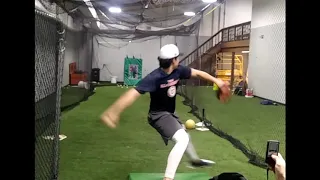 First Bullpen of 2019 90mph Nick Cosentino