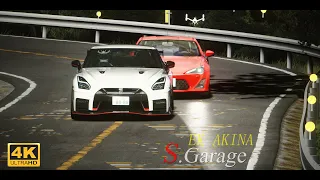 AssettoCorsa RACE SIM EK AKINA  GTR VS 86 MFゴーストver outside cam 4K