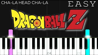 CHA-LA HEAD CHA-LA - Dragon Ball Z (Opening Theme) | EASY Piano Tutorial