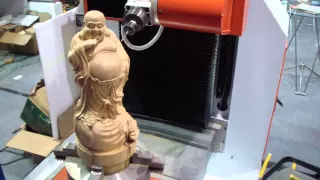 3D CNC ROUTER for wood statue production