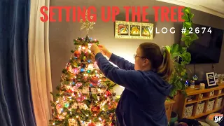 SETTING UP THE TREE!! | TJV | Vlog #2674 | Nov 20th, 2022