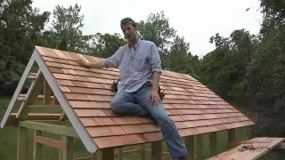 Cedar Shingle and Polycarbonate-Panel Roofing