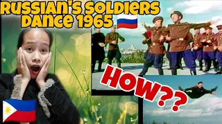 Filipina reacts to Russian's soldier dance русский солдат танец