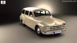 Renault Fregate wagon 1956 3D model by Hum3D.com