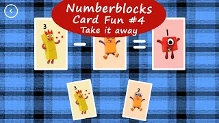 Numberblocks - Card Fun #4 - Subtracting Numbers up to 10 - Learn to Count, Add and Subtract