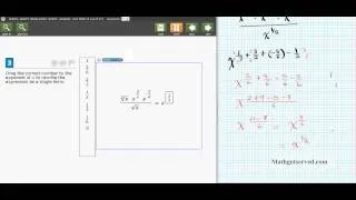 SBAC Grade 11 pt II Math Common core Released Item simple guide Practice Test SBAC CCSS