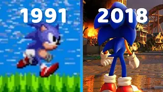 Evolution of Sonic Games (1991-2018) (4K)