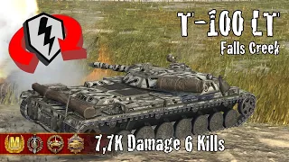 T-100 LT  |  7,7K Damage 6 Kills  |  WoT Blitz Replays