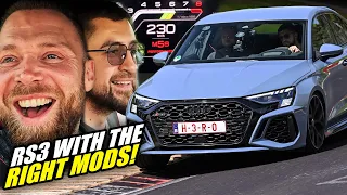 No Audisteer?! THE BEST Audi RS3 8Y I've Driven! // Nürburgring