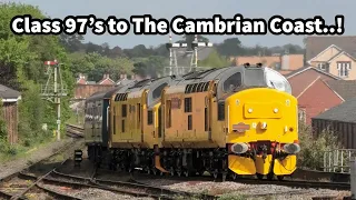 DOUBLE HEADED Class 97's to The Cambrian Coast - Inc Loco Change at Shrewsbury 13/05/22 Pathfinder