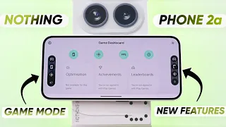 Nothing Phone 2a Game Mode |New Gaming Features 🎮|