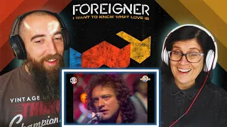 Foreigner - I Want To Know What Love Is (REACTION) with my wife