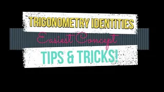 Trigonometry | Trigonometry Identities/Formulas Trick | Trigonometry Class 10/11 |Trigonometry Basic