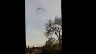 LiveLeak.com - Weird black ring appears in the sky over England