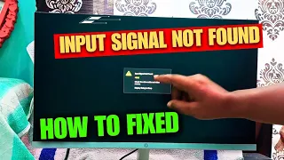 Fix-Input Signal Not Found HP Monitor | Check The Video Cable & Video Source| Display Going To Sleep