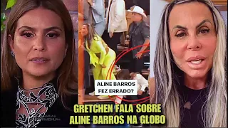 Gretchen Rasga o verbo Sobre Aline Barros no Altas Horas da Globo