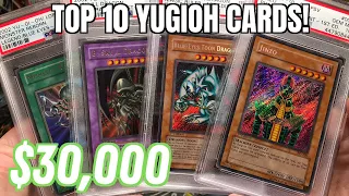 My Top 10 RAREST & Most Expensive Yugioh Cards!