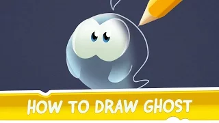 How to Draw Ghost from Cut the Rope: Magic
