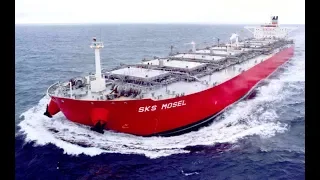 Top 10 Large Bulk Carrier Ships Working at Waves