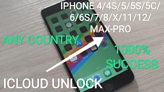 iCloud Unlock iPhone 4/4s/5/5s/5c/6/6s/7/8/X/11/12/Max-Pro Any Country◀◀
