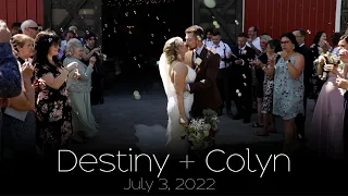 The Most Amazing Journey - Destiny & Colyn - The Rustic Wedding Barn