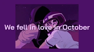 ( Slowed + Rain ) Girl in red - We fell in love in october