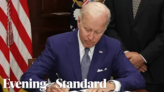US President Joe Biden signs order on abortion access after Roe v Wade court ruling